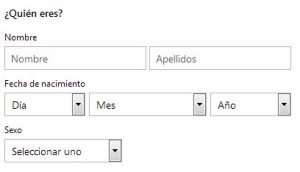 datos personales hotmail